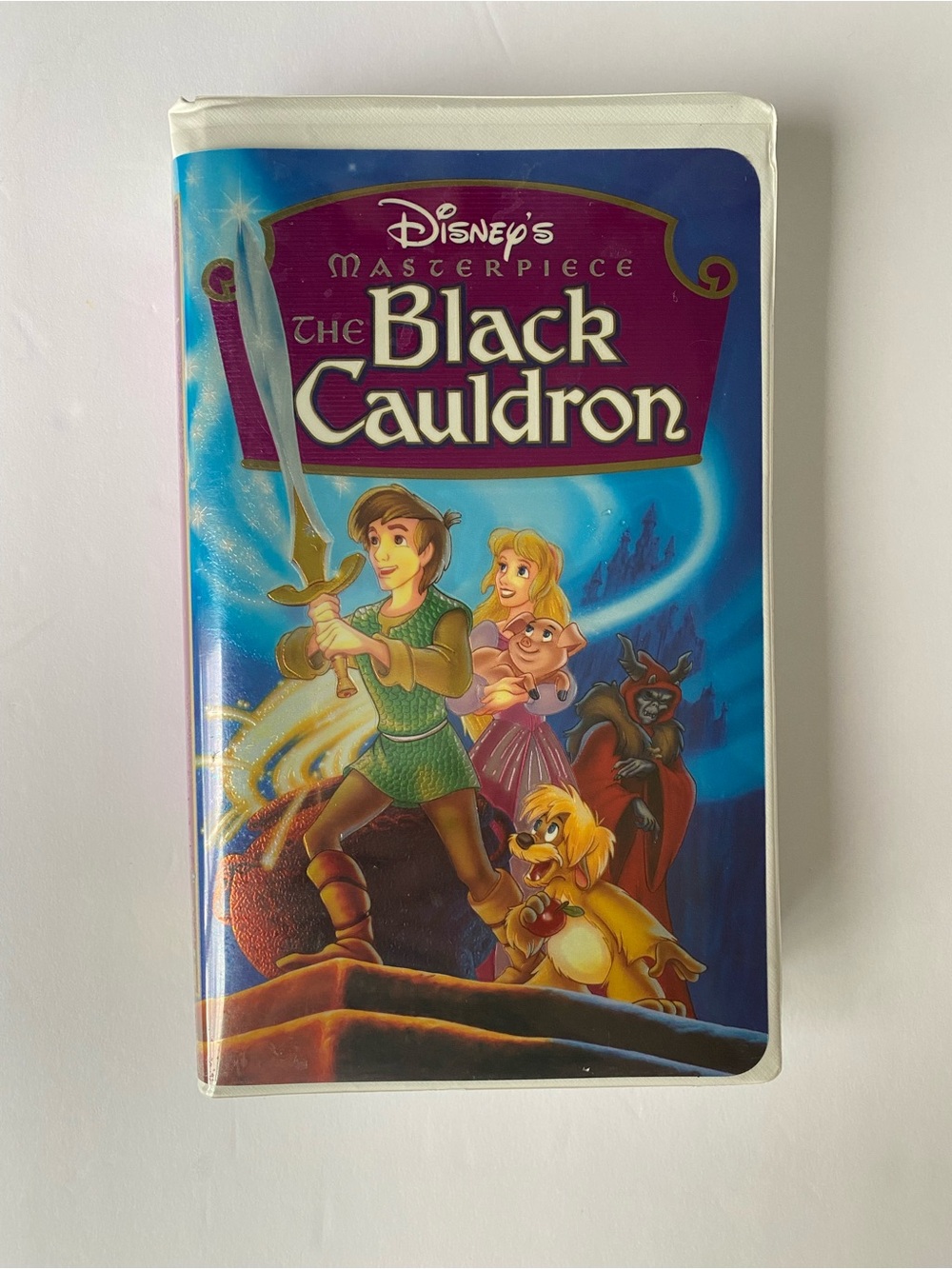 Vintage the black cauldron masterpiece collection VHS movie